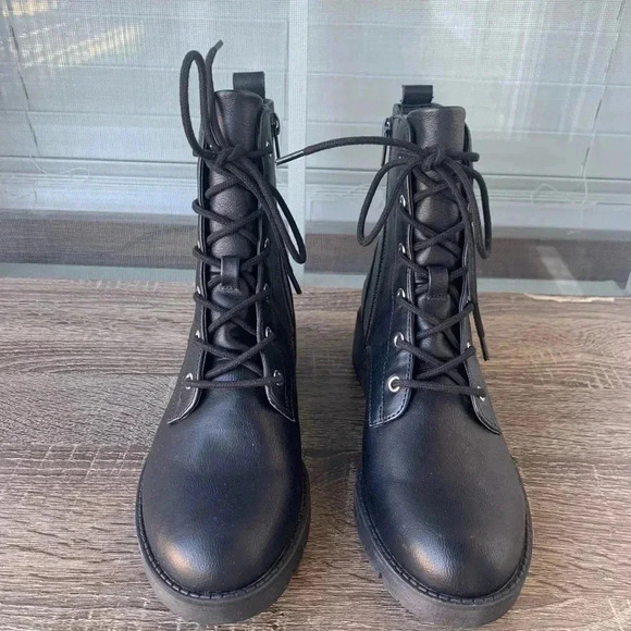 Sun + Stone Frankiee Combat Boots Women’s Size 7M New Without Box - Picture 2 of 7